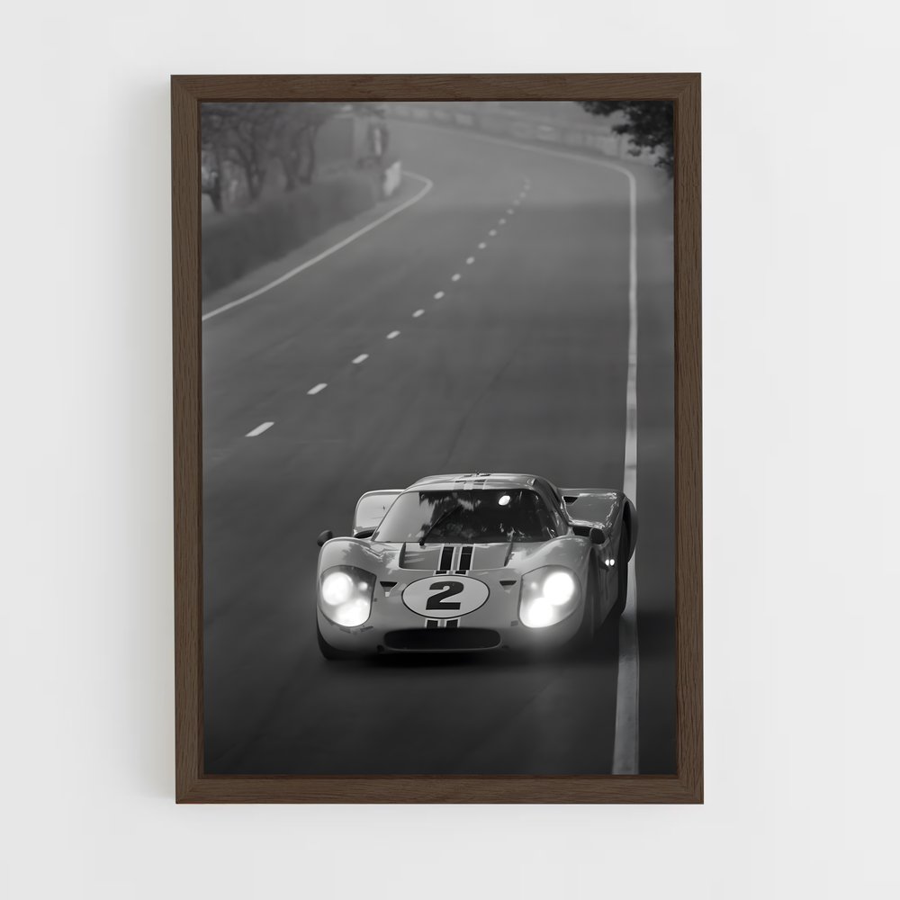Poster fascinant du Mans – affiche Moto Guzzi (vue 5)